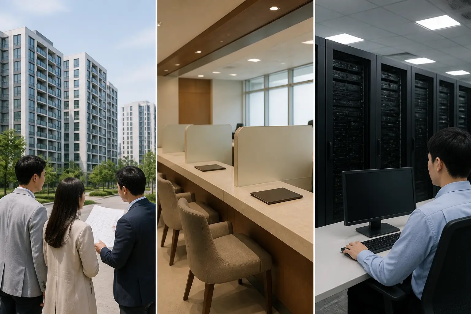 AI-generated Business Daily Brief multi-story editorial montage