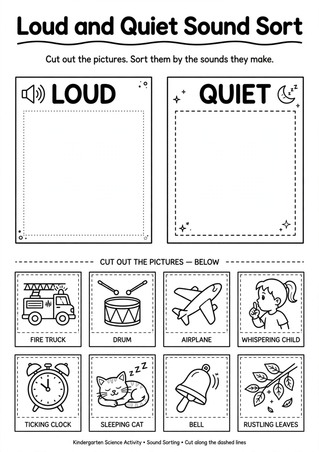 Loud and Quiet Sound Sort
