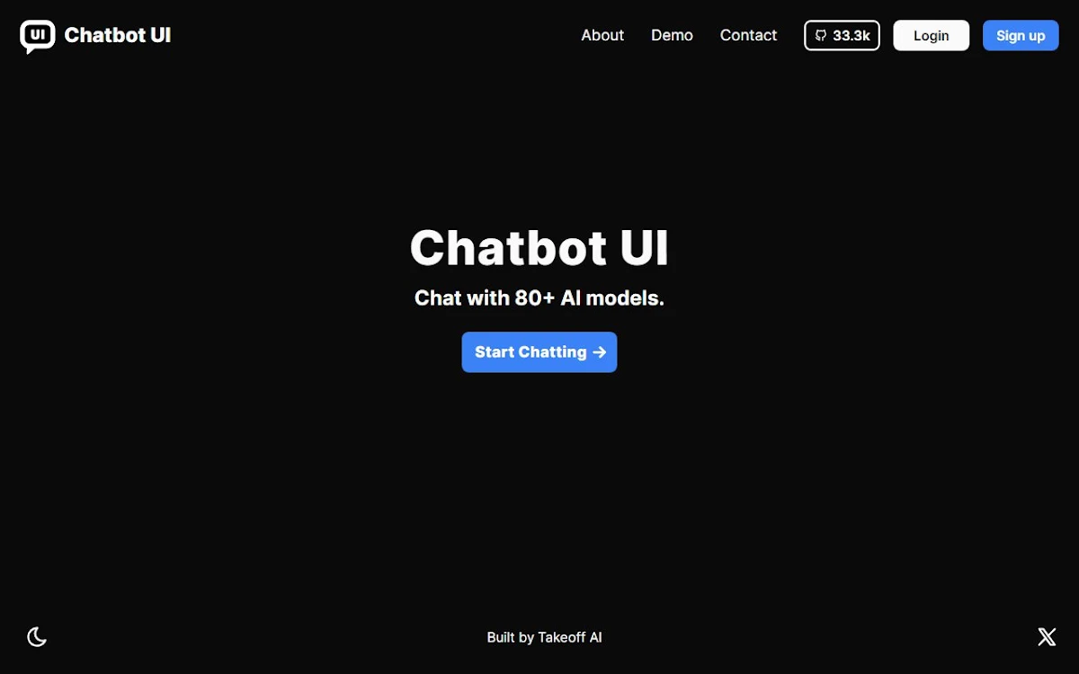 Captura de Chatbot UI