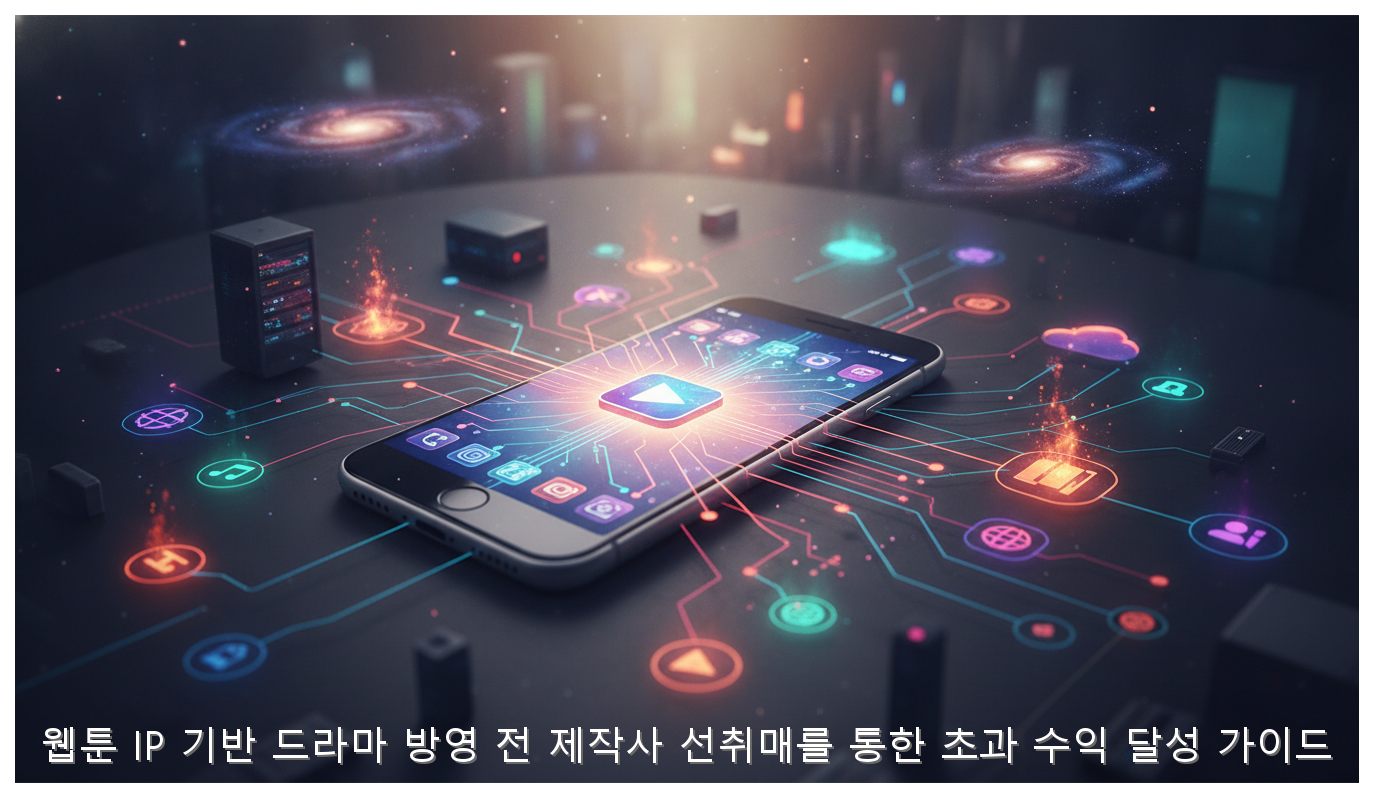 웹툰 IP 기반 드라마 방영 전 제작사 선취매를 통한 초과 수익 달성 가이드 핵심 안내 및 분석 인포그래픽 (8)