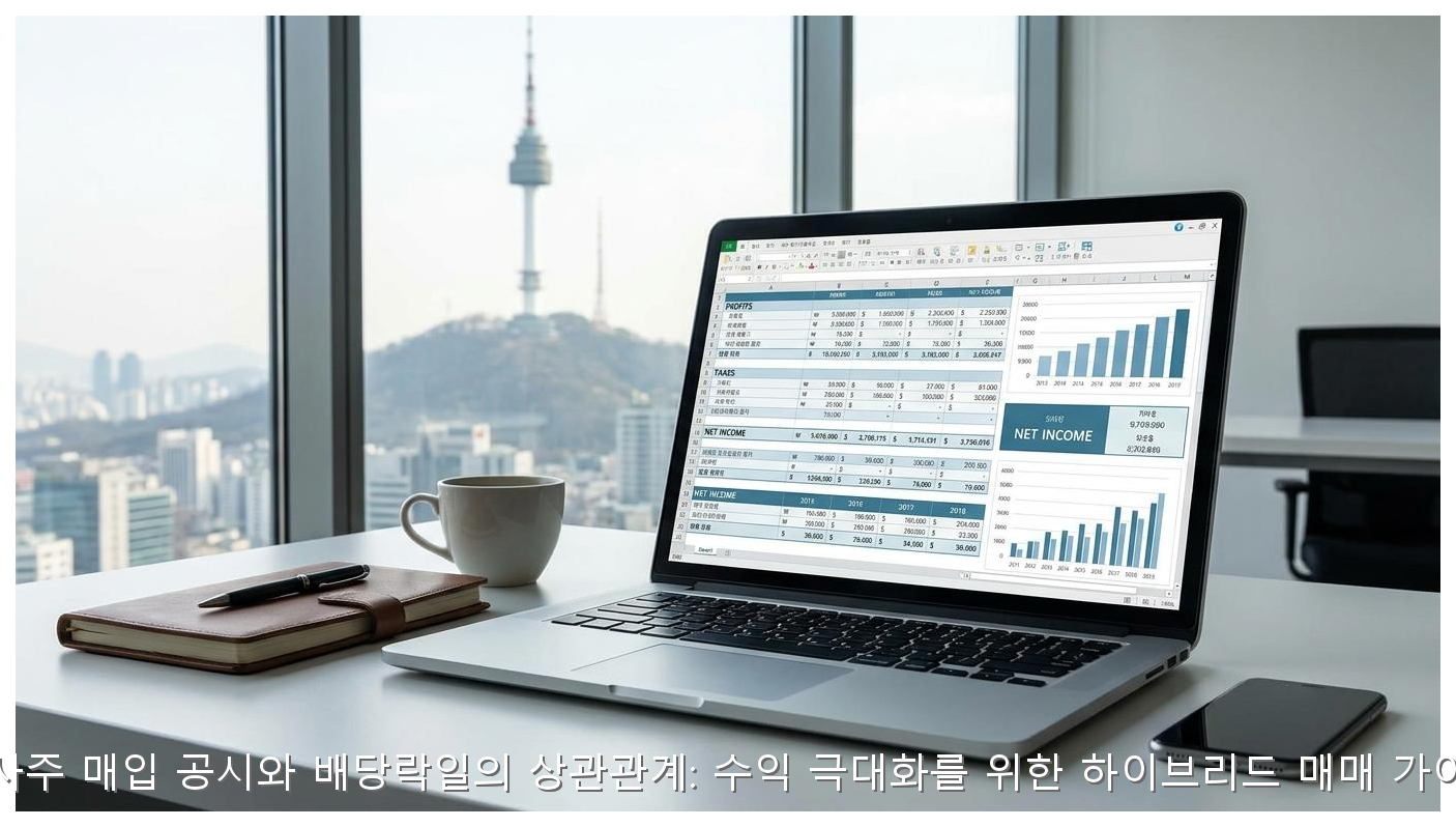 자사주 매입 공시와 배당락일의 상관관계: 수익 극대화를 위한 하이브리드 매매 가이드 핵심 안내 및 분석 인포그래픽 (8)