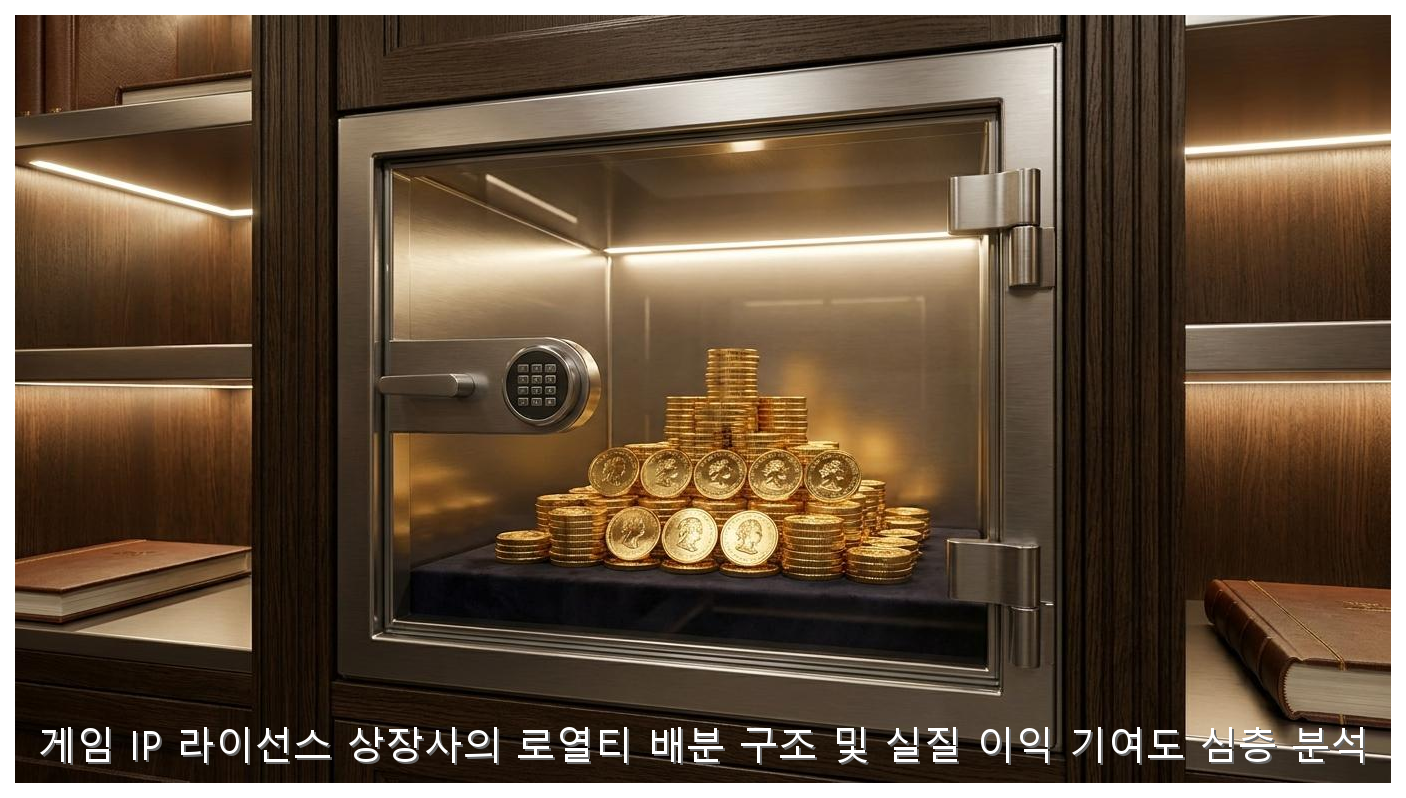 게임 IP 라이선스 상장사의 로열티 배분 구조 및 실질 이익 기여도 심층 분석 핵심 안내 및 분석 인포그래픽 (6)