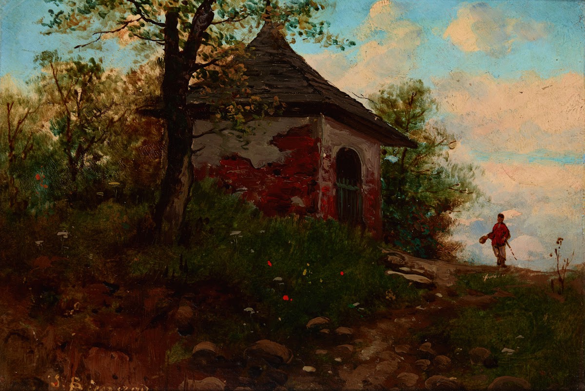 Landscape with a Wayside Shrine 1880