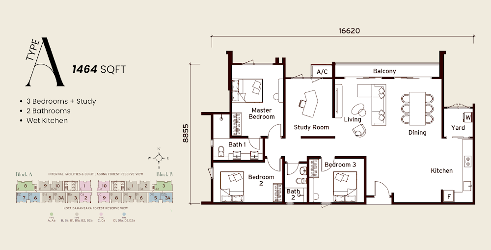 Senna Heights 户型图