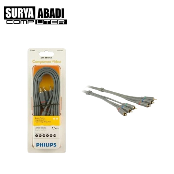 KABEL PHILIPS RCA3 TO RCA3 1,5M
