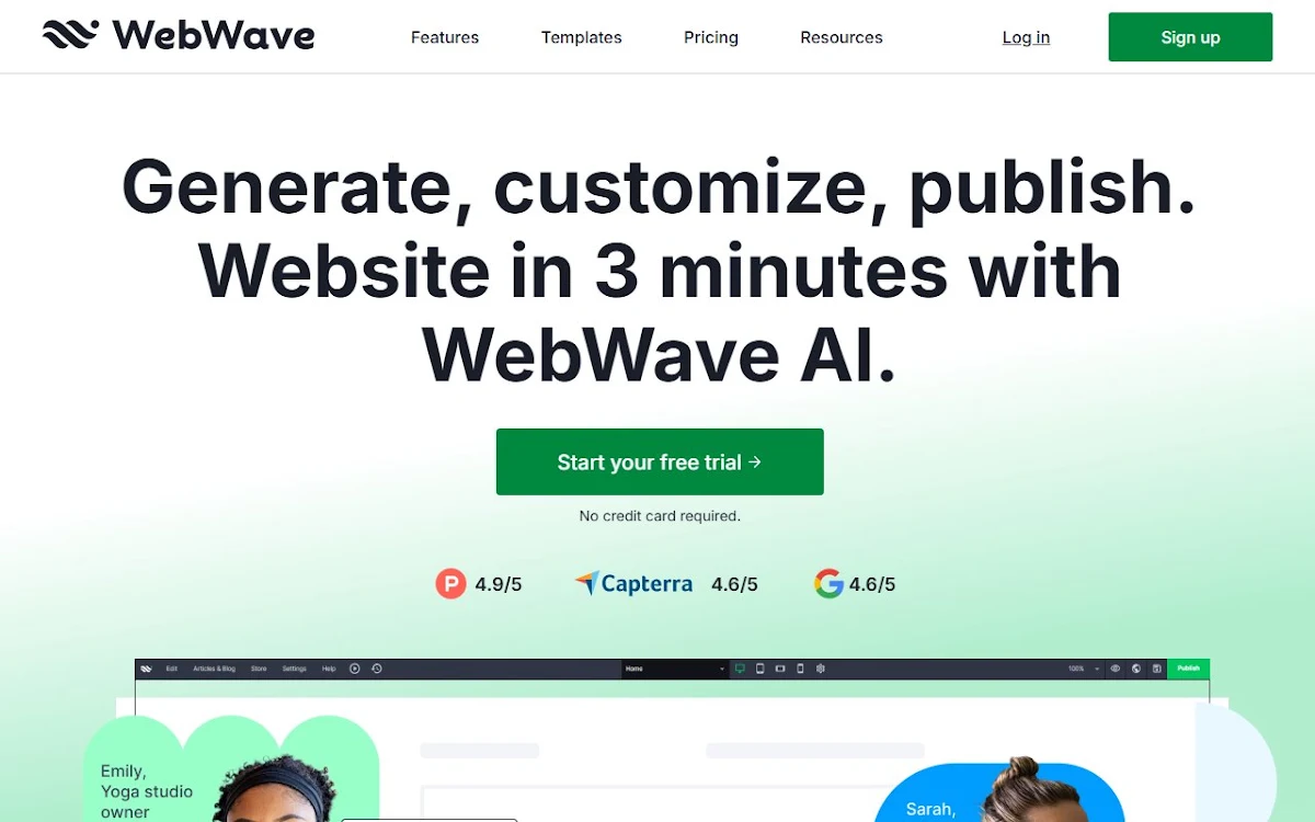 Captura de WebWave