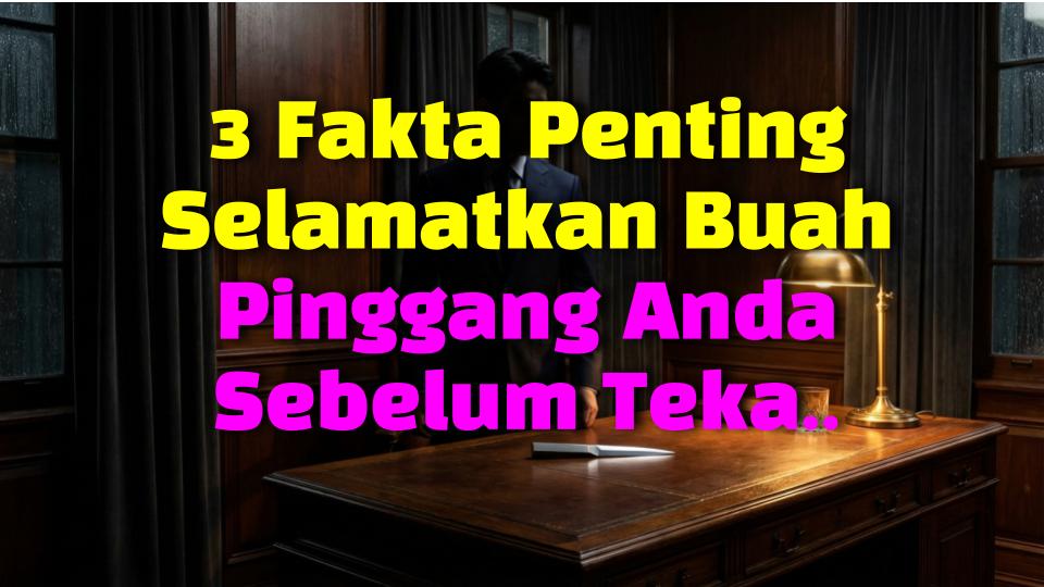 3 Fakta Penting Selamatkan Buah Pinggang Anda Sebelum Tekanan Darah Tinggi Merosakkannya Diam-Diam