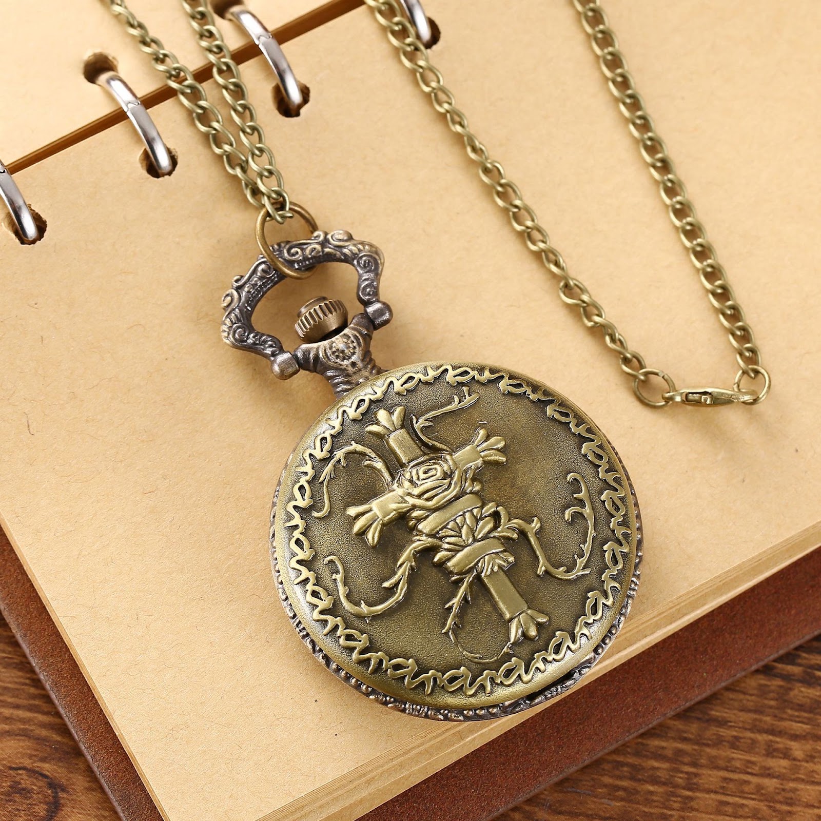 Taschenuhr mit Zeigern, 40 mm Durchmesser