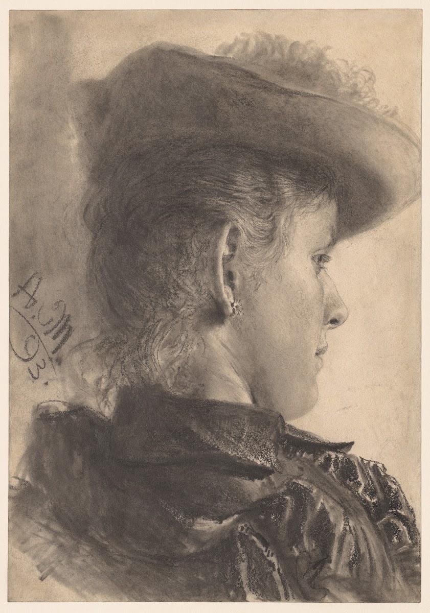 Bust of a Woman Seen from Behind 1893