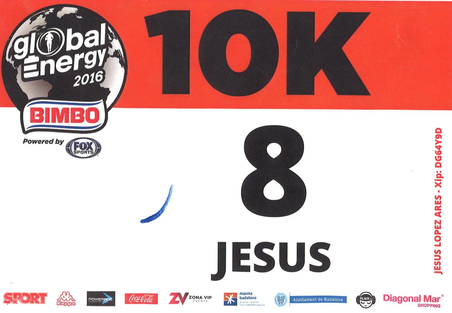 Dorsal de Bimbo Global Energy Race