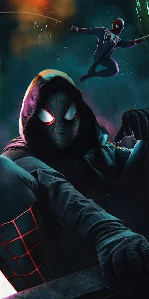 Miles Morales, Spiderman, Into the Spider-Verse, Marvel 4K Wallpaper Background