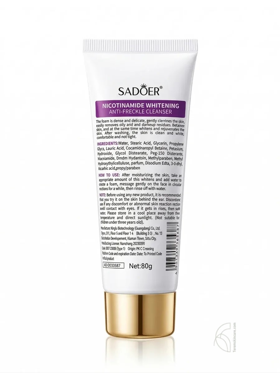 Nicotinamide Whitening Anti-Freckle Cleanser