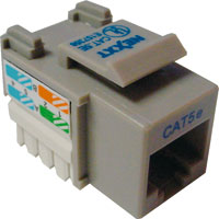 Nexxt RJ-45 Modular Insert - Blue - 1 Port