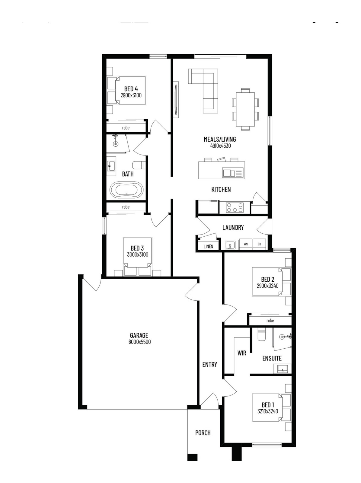 House and Land Investment Property in Smythes Creek, VIC (3.8% Yield) | Aus Investment Properties - Floor Plan 1