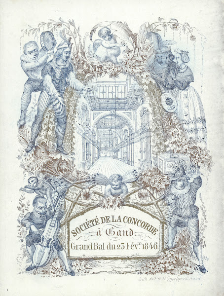 SociéTé De La Concorde À Gand Grand Bal Du 23 FéVr 1846 1846