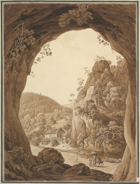 View of a Valley through a Rocky Arch 1806