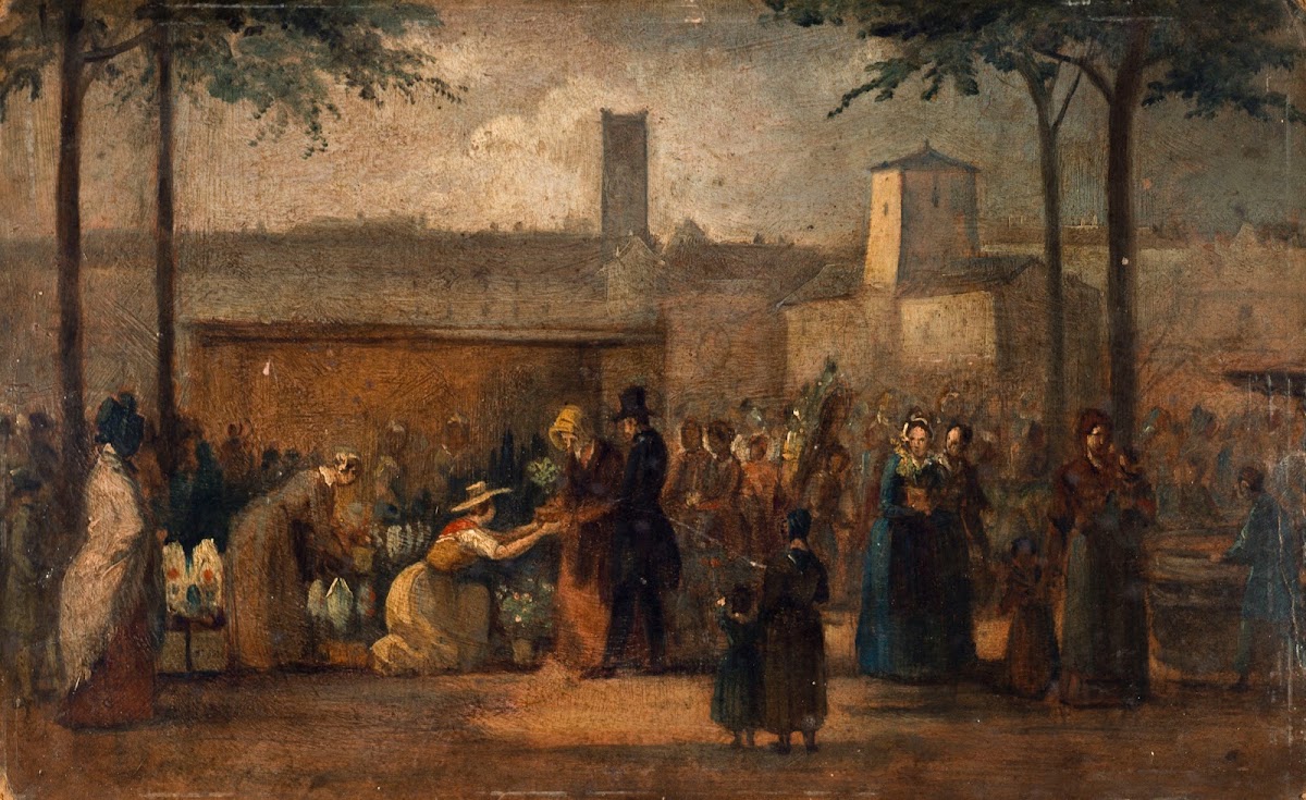 Le Marché Aux Fleurs 1839