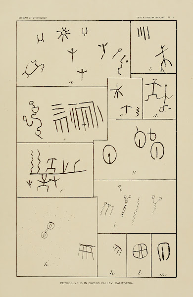 Petroglyphs in Owens Valley California 2 1894