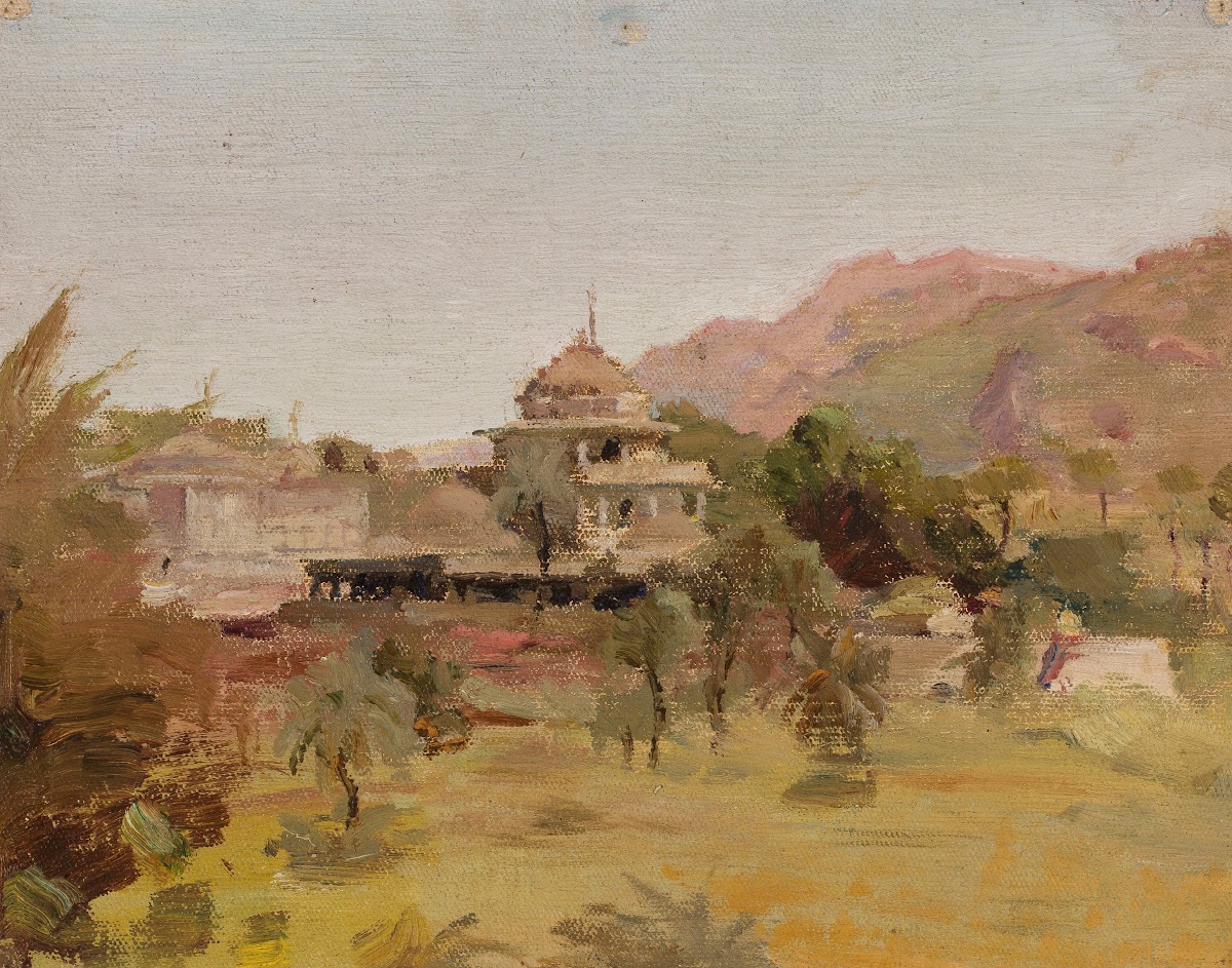 Diewarra Templer Stand Abu From the journey to India 1907
