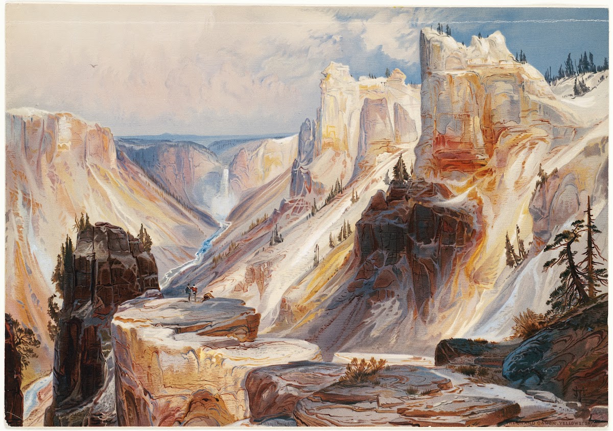 The Grand Canyon Yellowstone ca 1875