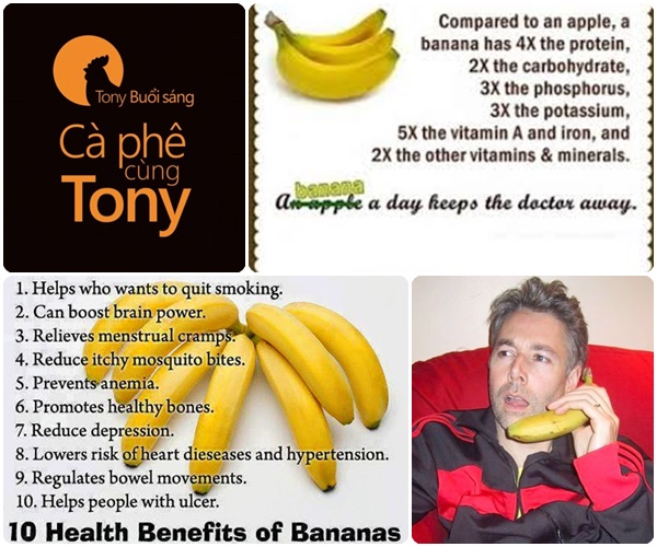 Chuối và Tony