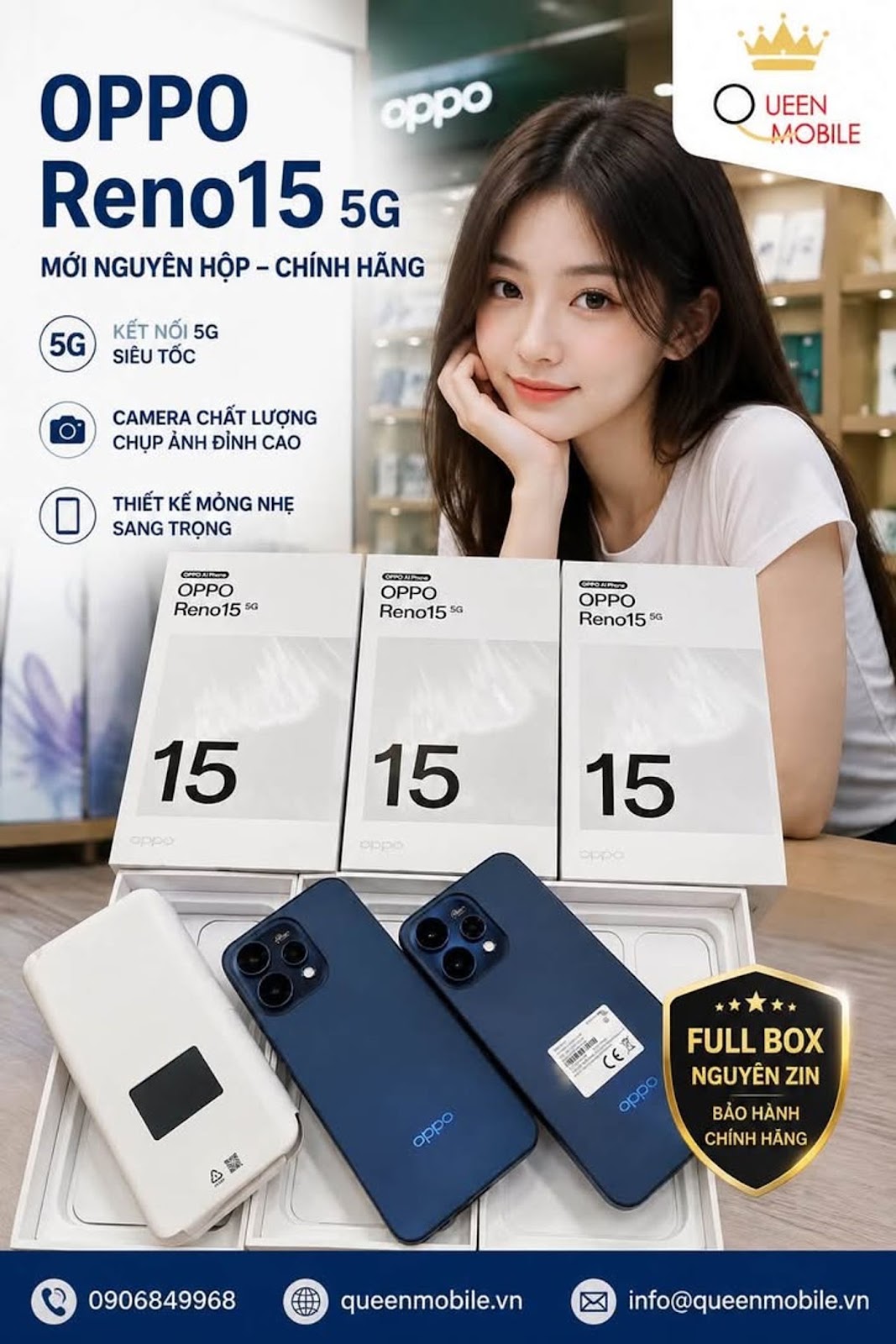 OPPO Reno15 5G Vollverpackung, echte neue Originalverpackung

 OPPO Reno15 5G brandneu...
