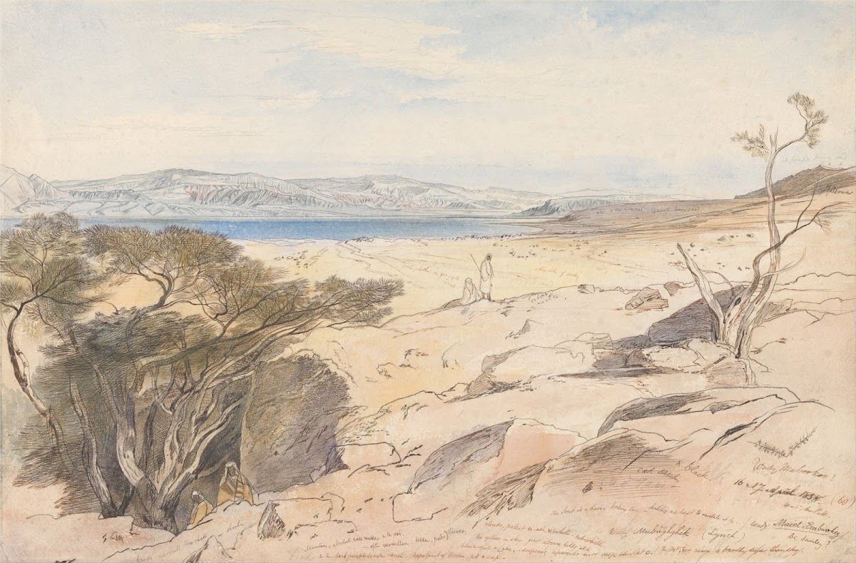 The Dead Sea 16 and 17 April 1858