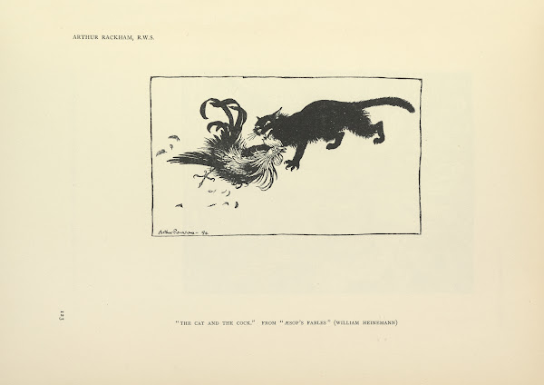 The cat and the cock  Aesops fables 1914