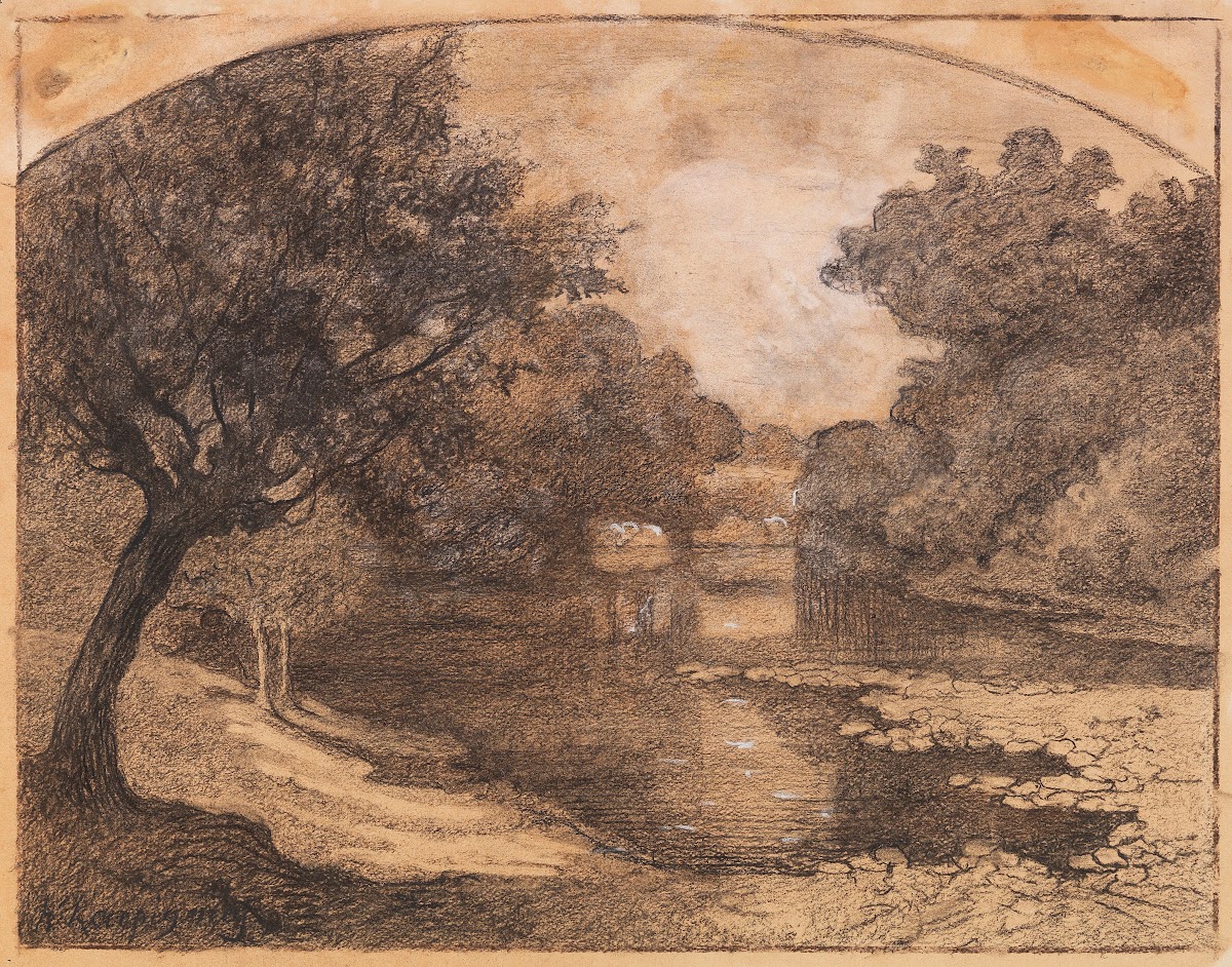 Trees on the Lakeshore ca 1900 1910