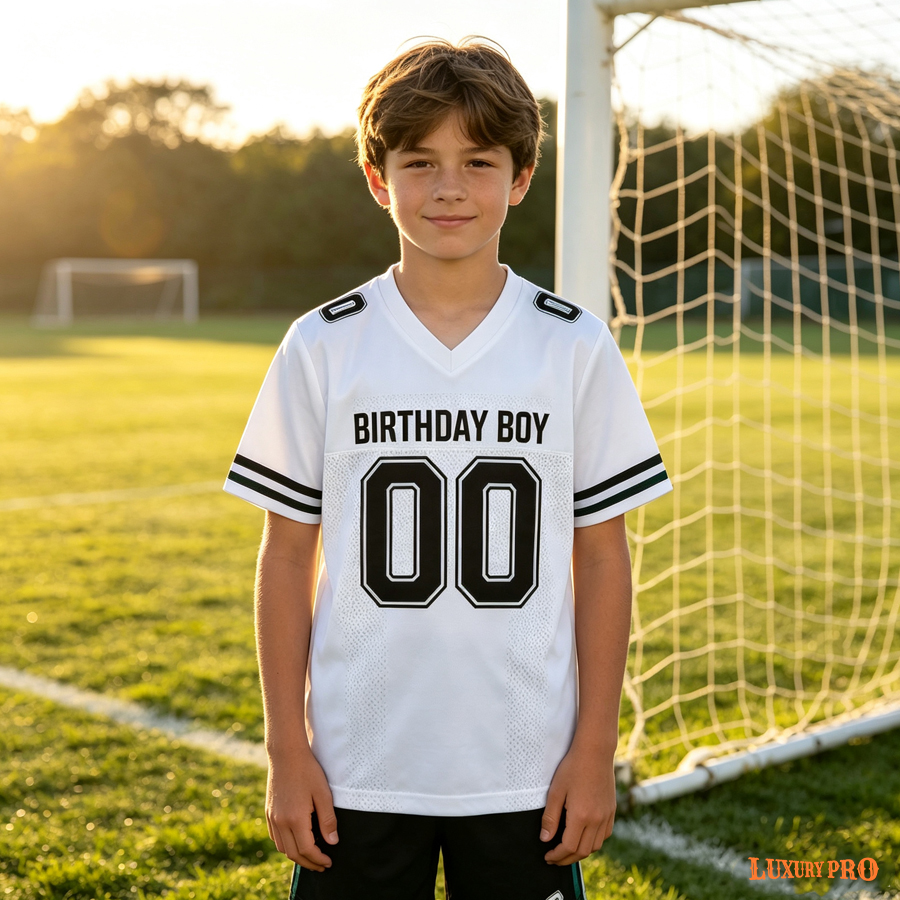 Kids Mesh Splice Football Jersey