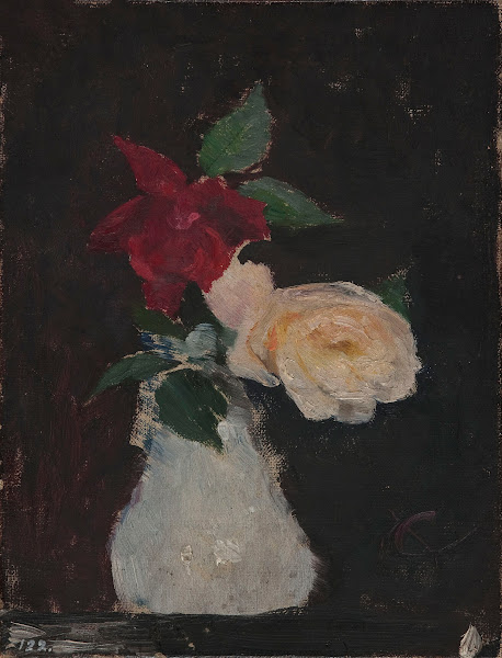 Roses in a vase 1877