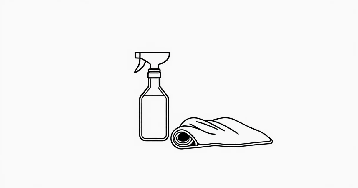 송풍팬 곰팡이 제거 원인과 청소 방법 일러스트