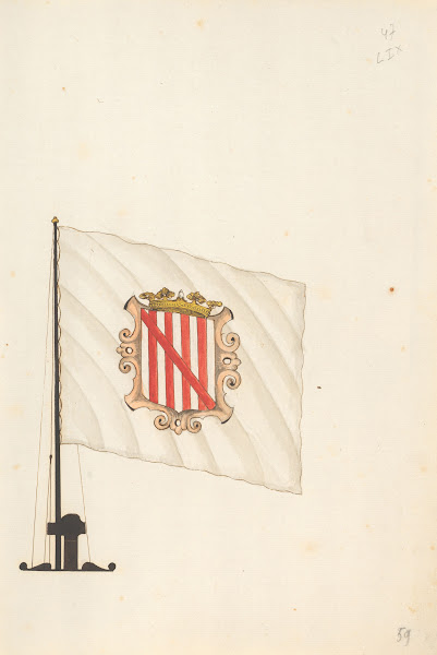Flag of Majorca and Minorca 1667 1670