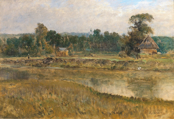Eine Flusslandschaft