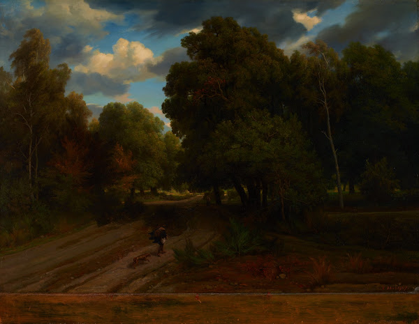 The Crossroads of the Eagles Nest Fontainebleau Forest 1843 1844