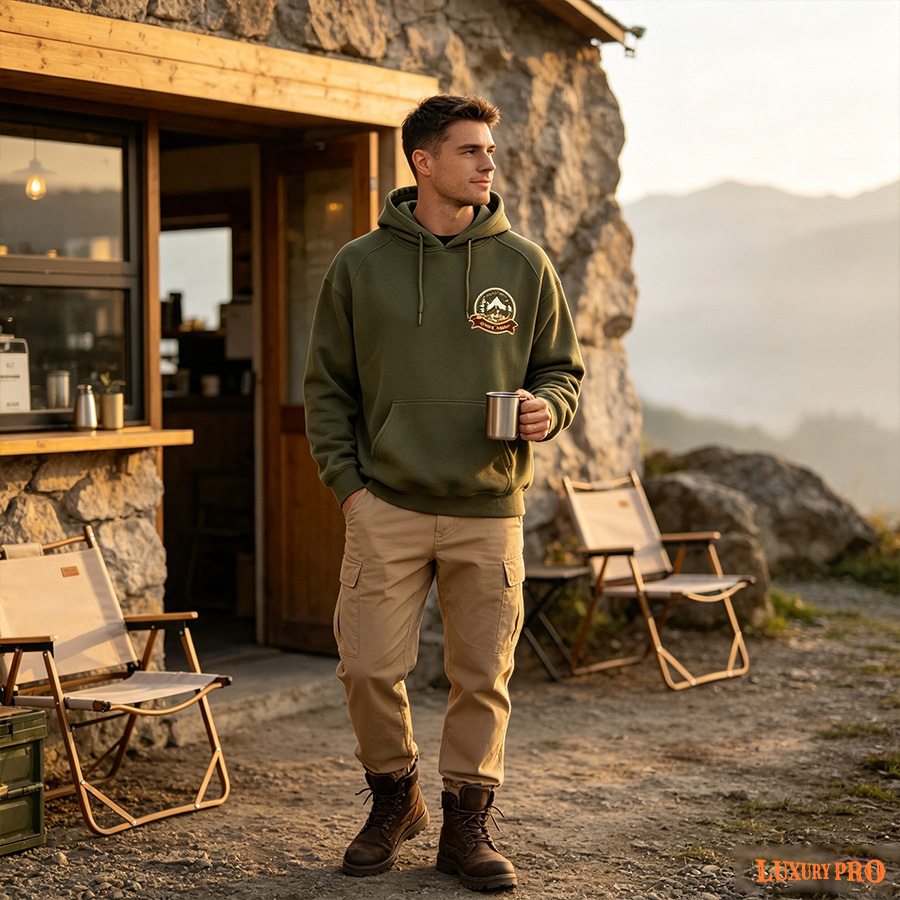 AOP GTS Raglan Sleeve Hooded Sweatshirt (Double Hood) 230g