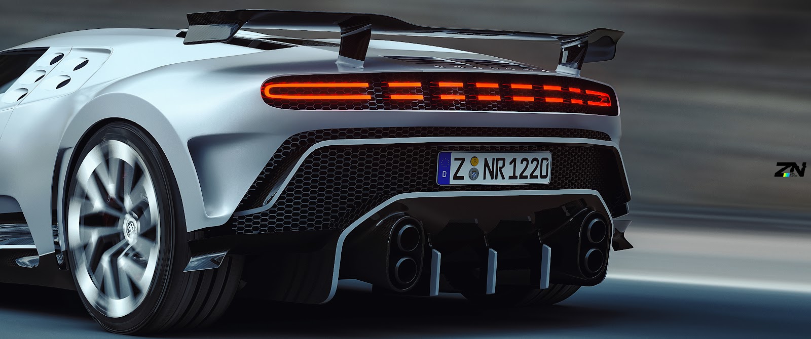 Bugatti Centodieci | Car Rear