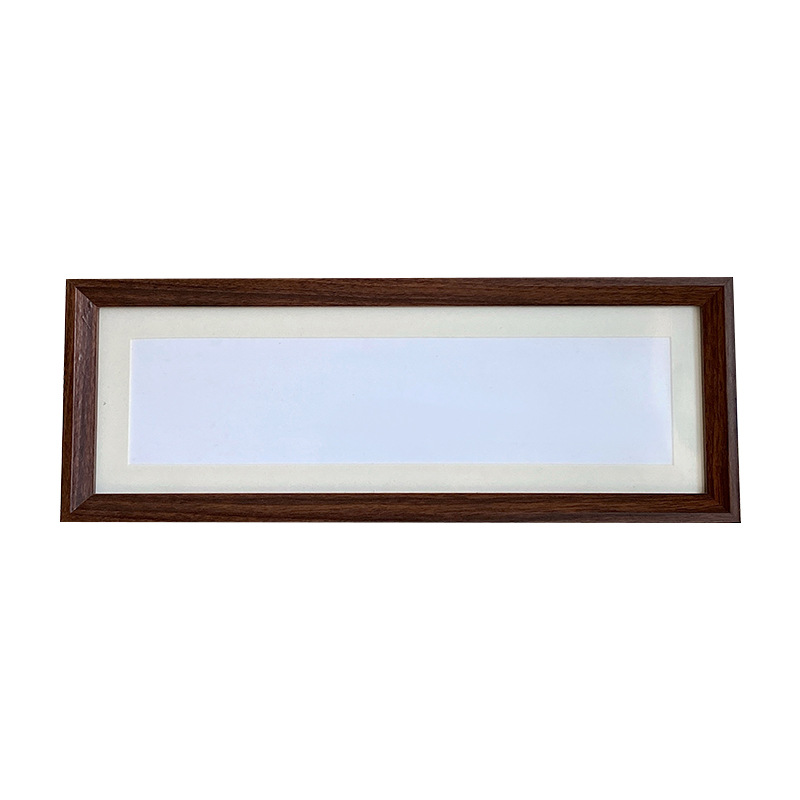 Wooden picture frame, rectangular, 15 × 42 cm