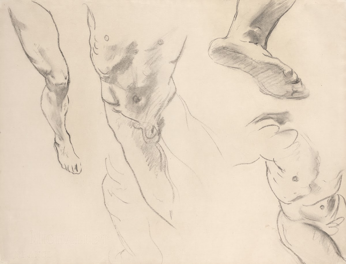 Figure Studies of a Nude Youth