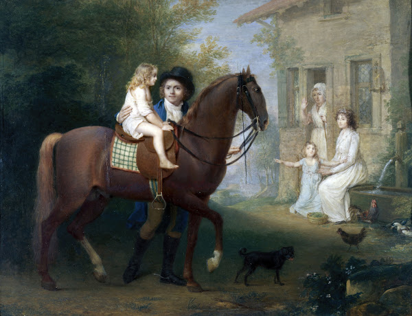 Le Peintre et sa famille devant une maison de campagne 1797   1798