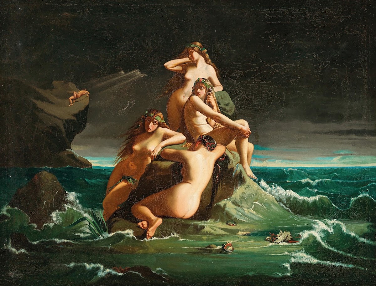 The Oceanids lament the fate of Prometheus 19th century