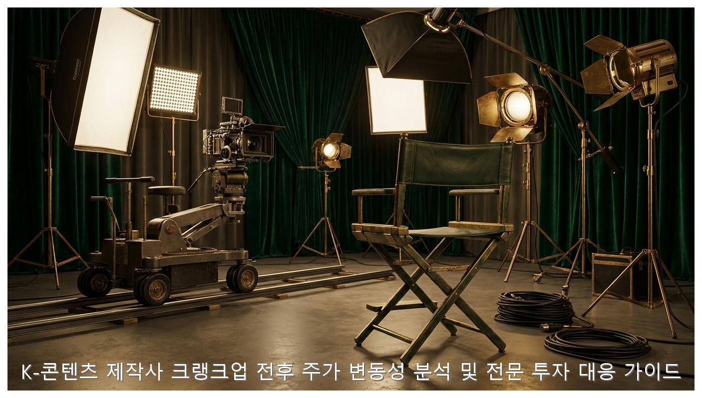 K-콘텐츠 제작사 크랭크업 전후 주가 변동성 분석 및 전문 투자 대응 가이드 핵심 안내 및 분석 인포그래픽 (3)