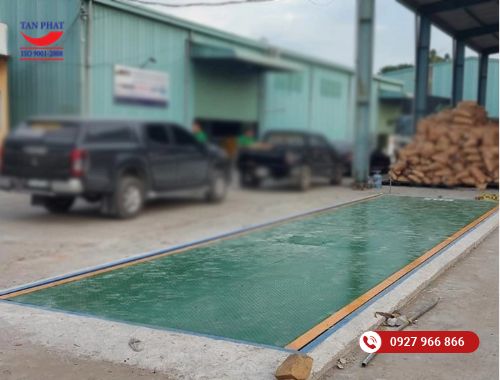 Cân ô tô điện tử lắp kiểu nửa nổi nửa chìm