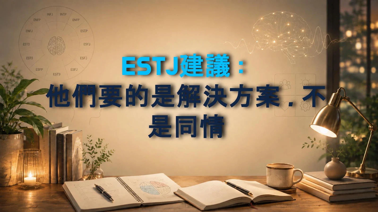 ESTJ建議：他們要的是解決方案，不是同情