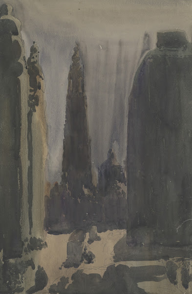 Onze Lieve Vrouwekathedraal te Antwerpen vanop de Handschoenmarkt 1911