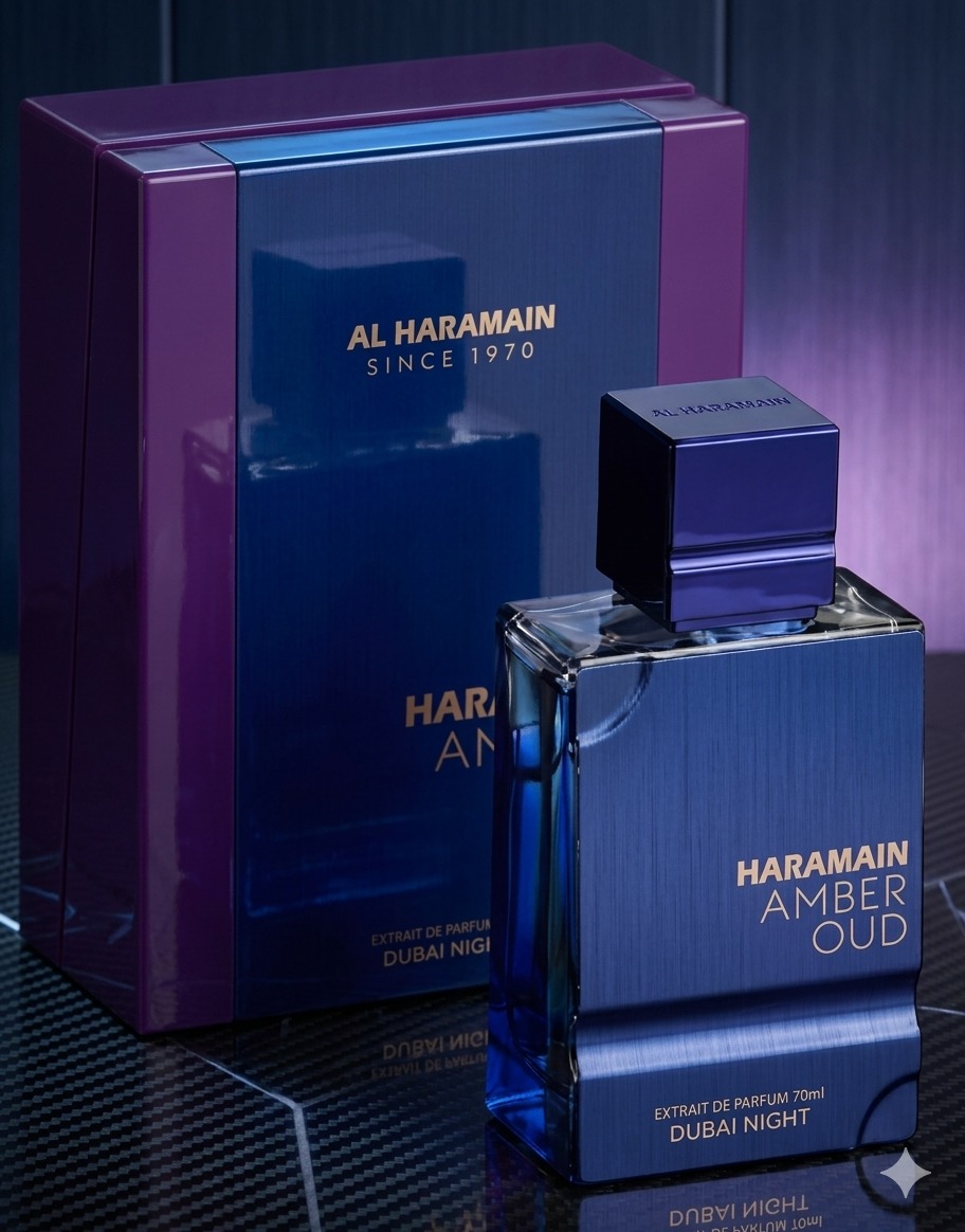 Al haramain Amber Oud dubai night