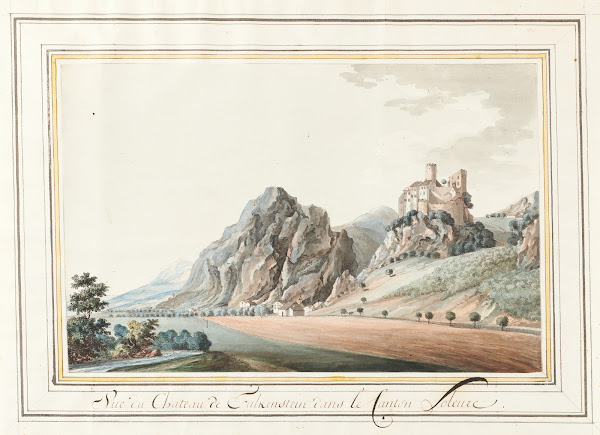 Vue du Chateau de Falkenstein dans le Canton Soleure 1915 1945
