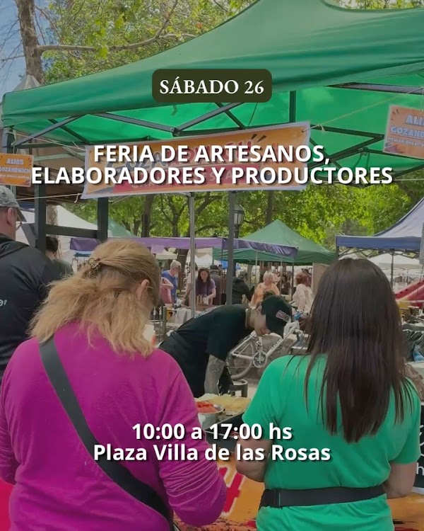 Agenda del Finde en Villa de las Rosas