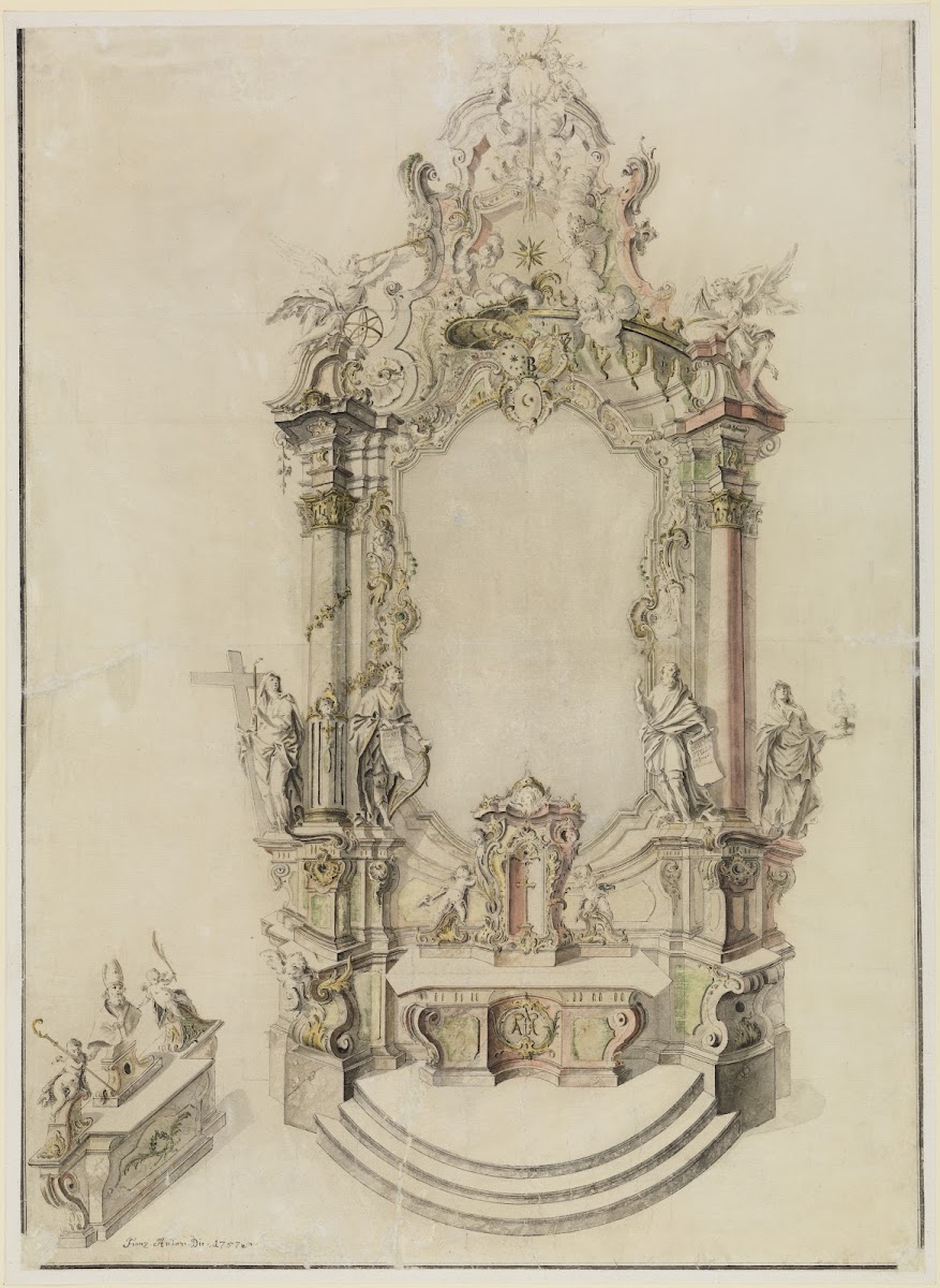 Alternativentwurf für einen Marienaltar 1757