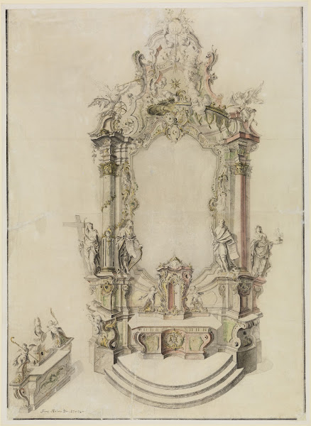 Alternativentwurf für einen Marienaltar 1757